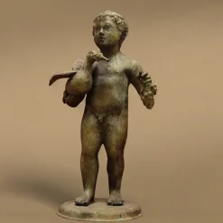 Fonderia Artistica Ruocco Coppia di sculture Cherubini in bronzo