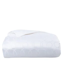 Rivolta Carmignani Copripiumino matrimoniale Shangri-La Jacquard Bianco