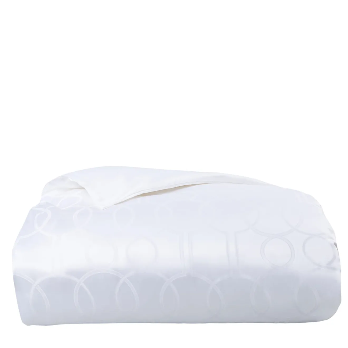 Rivolta Carmignani Copripiumino matrimoniale Shangri-La Jacquard Bianco