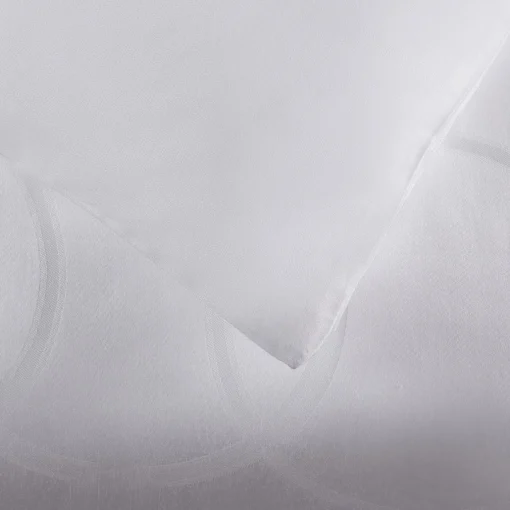 Rivolta Carmignani Copripiumino matrimoniale Shangri-La Jacquard Bianco