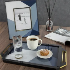 Silia Cornice Grande Blu Mosaico