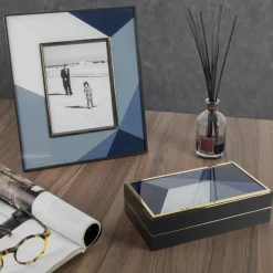 Silia Cornice Grande Blu Mosaico