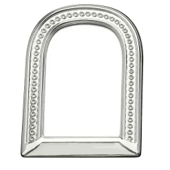 Schiavon Cornice in argento sterling a portale con bugnette circolari