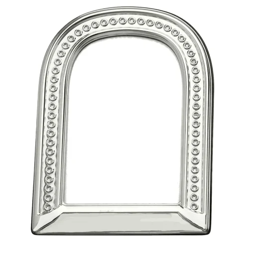 Schiavon Cornice in argento sterling a portale con bugnette circolari
