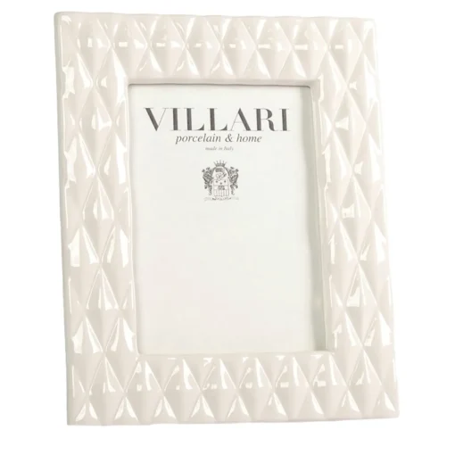 Villari CORNICE PER FOTO PICCOLE BLACK TIE - BIANCO