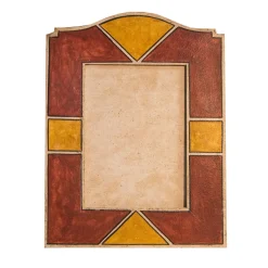 Stefano Gerini Cornice Portafoto in Legno Ossido Rosso Fiorentino