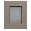 Pinetti Cornice rettangolare piccola in pelle color taupe