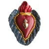 Cuore di Argilla CUORE DECO IN CERAMICA ROSSA E BLU