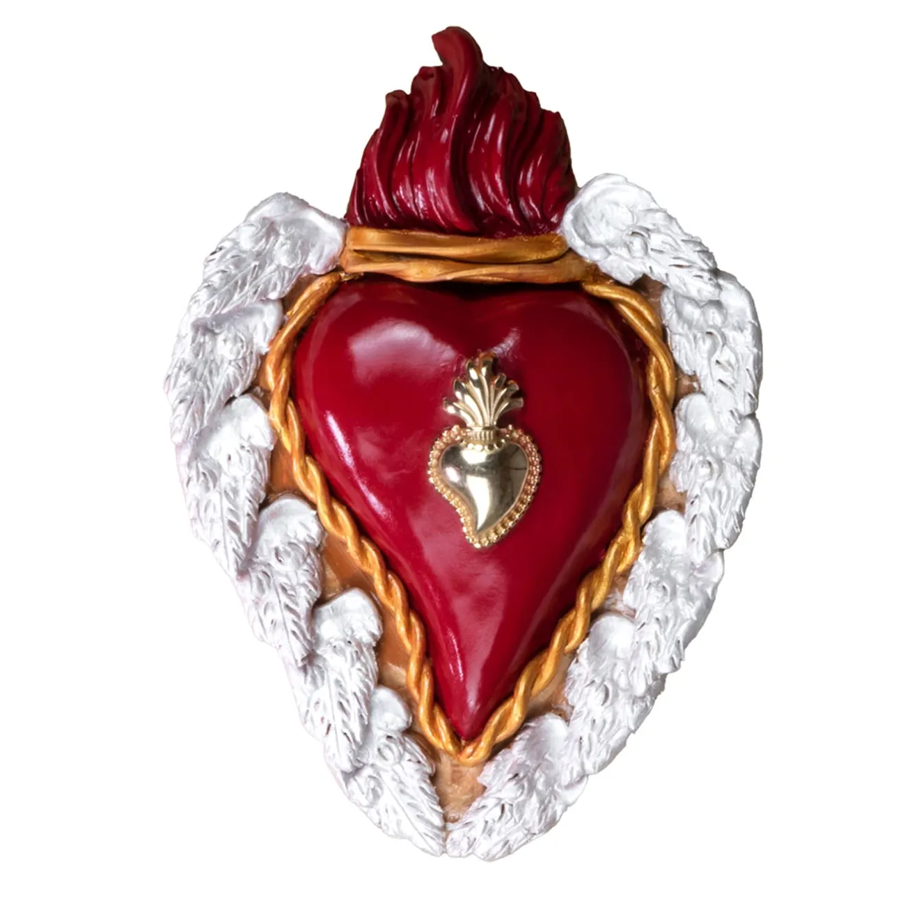 Cuore di Argilla Cuore in ceramica con morso d'amore