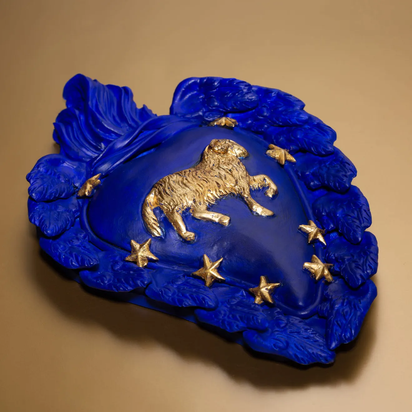 Cuore di Argilla Cuore in ceramica Zodiaco Ariete