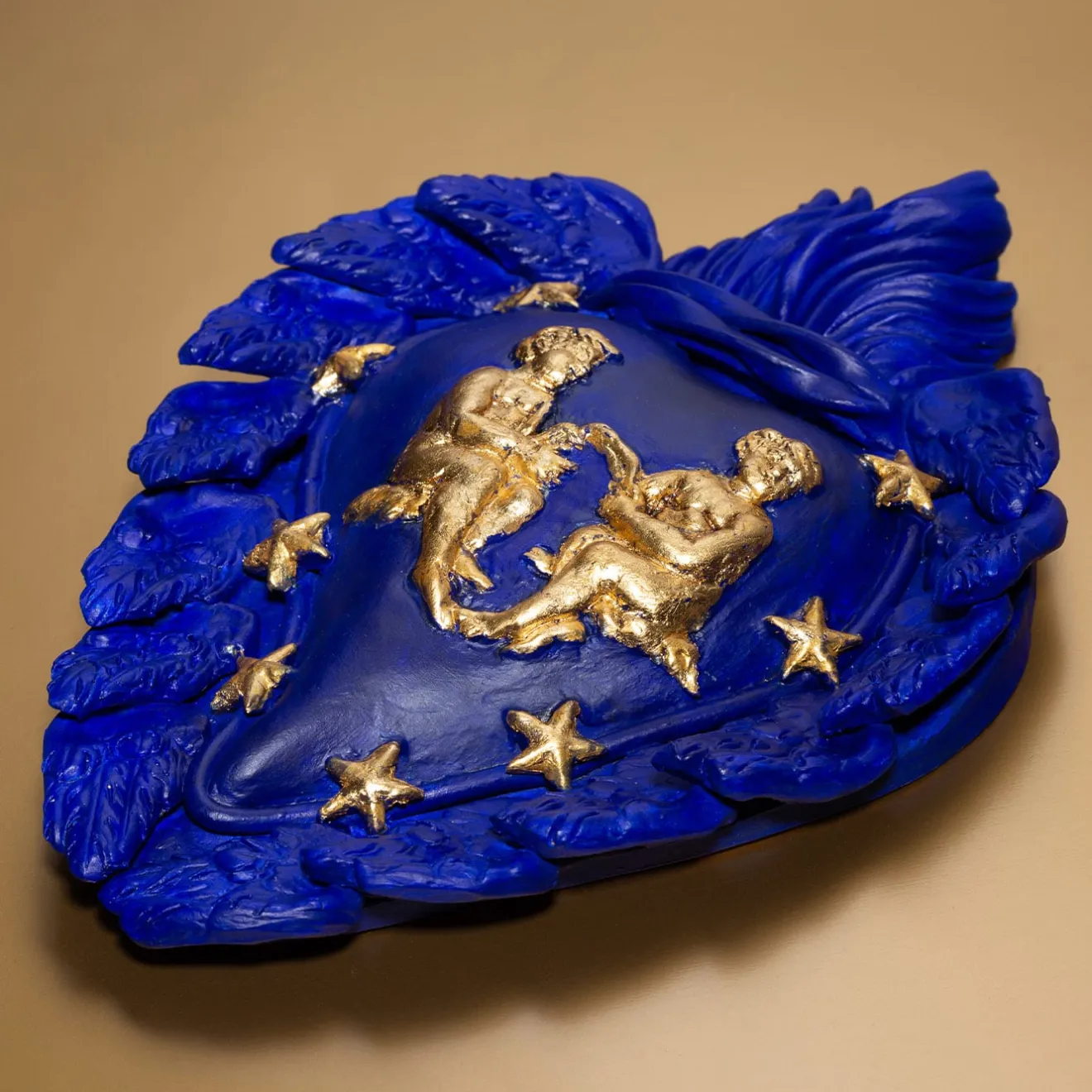 Cuore di Argilla Cuore in ceramica Zodiaco Gemini