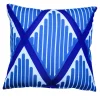 Livio De Simone Cuscino blu Pettine