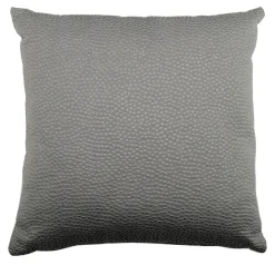 l'Opificio Cuscino Carrè argentato quadrato in Dry Galuchat Jacquard Fabric