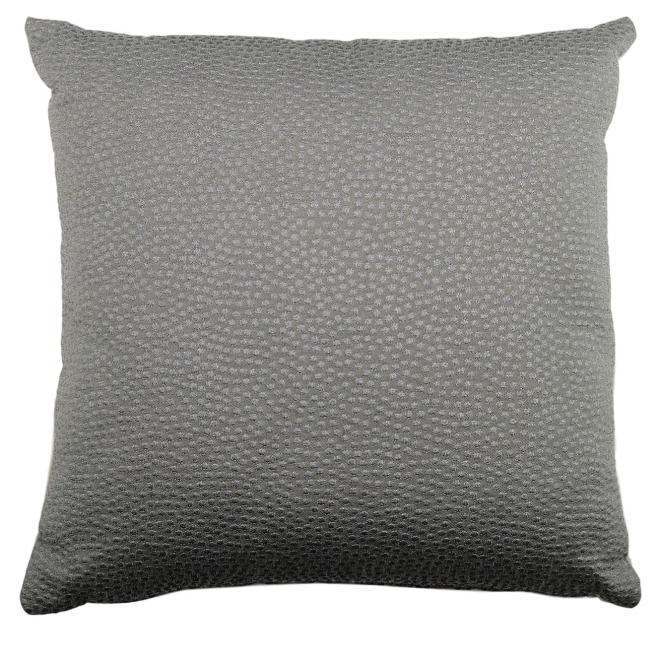 l'Opificio Cuscino Carrè argentato quadrato in Dry Galuchat Jacquard Fabric