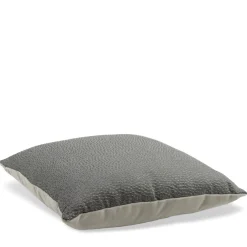 l'Opificio Cuscino Carrè argentato quadrato in Dry Galuchat Jacquard Fabric