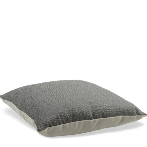 l'Opificio Cuscino Carrè argentato quadrato in Dry Galuchat Jacquard Fabric