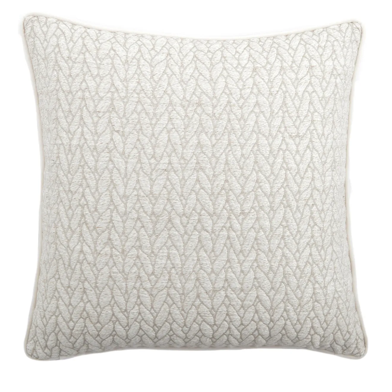 l'Opificio Cuscino Carrè in tessuto jacquard treccia