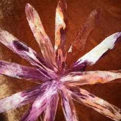 Anna Paola Cibin Cuscino con fiori di vetro