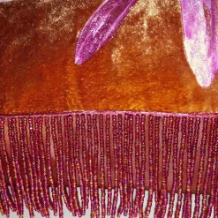 Anna Paola Cibin Cuscino con fiori di vetro