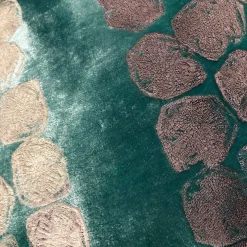 Anna Paola Cibin Cuscino con fiori grigi