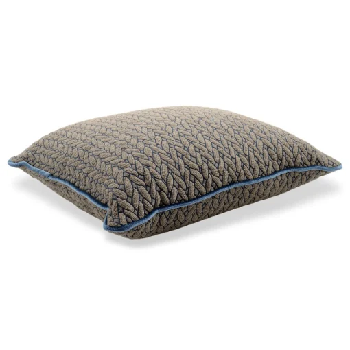 l'Opificio Cuscino Dove Carrè in tessuto Tricot Jacquard