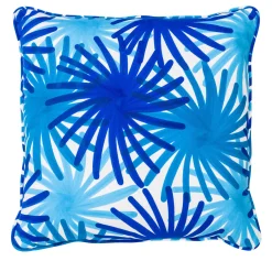 Livio De Simone Cuscino Fuochi Blue