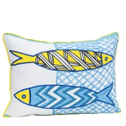 Livio De Simone Cuscino giallo Barracuda/Zigo