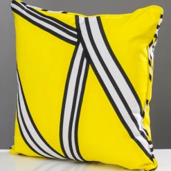 Livio De Simone Cuscino giallo Tria