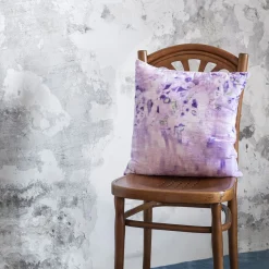 Coralla Maiuri Cuscino imbottito in velluto di seta Dream Amethyst
