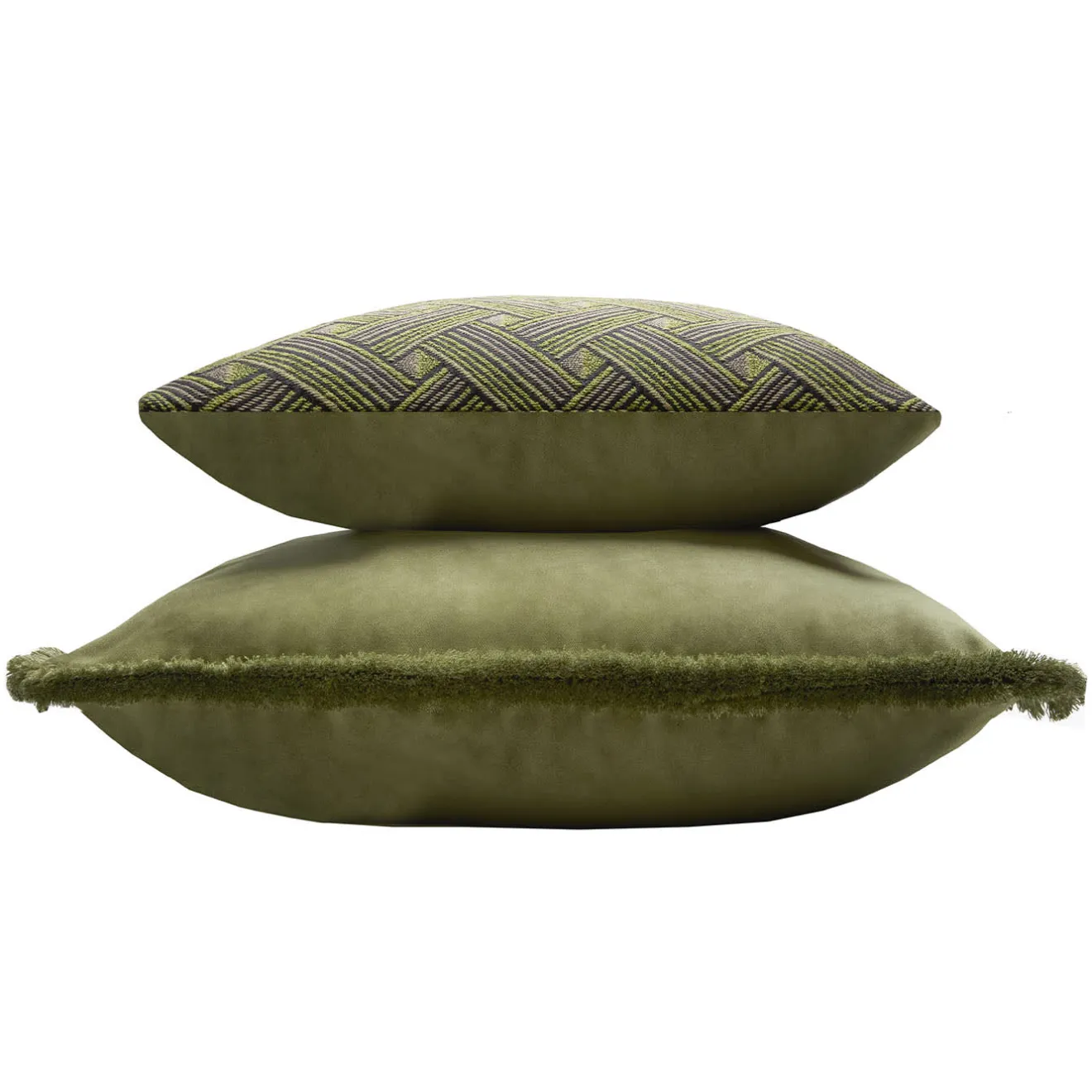 LO Decor Cuscino in velluto verde Major Collection