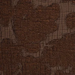 The House of Lyria Cuscino Irremeabile Quadrato Floreale Marrone