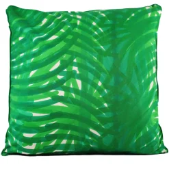 Livio De Simone Cuscino Jungle in cotone verde