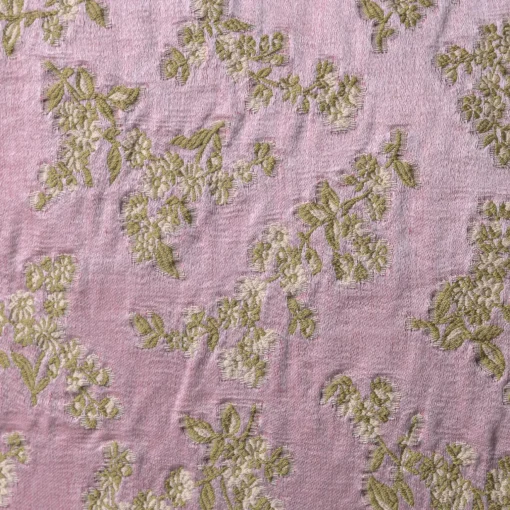 The House of Lyria Cuscino Ledbetter rettangolare floreale rosa e oro