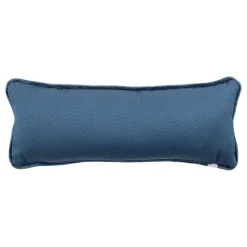 l'Opificio Cuscino Longue Rectangluar bianco in tessuto jacquard falso unitario