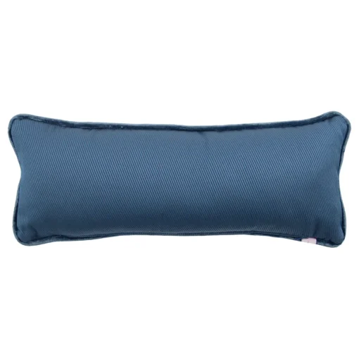 l'Opificio Cuscino Longue Rectangluar bianco in tessuto jacquard falso unitario
