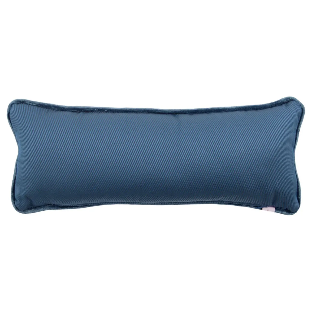 l'Opificio Cuscino Longue Rectangluar bianco in tessuto jacquard falso unitario