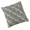 Tessile Medusa Cuscino melange nero ed ecru #2