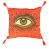 Les Ottomans Cuscino occhi rossi