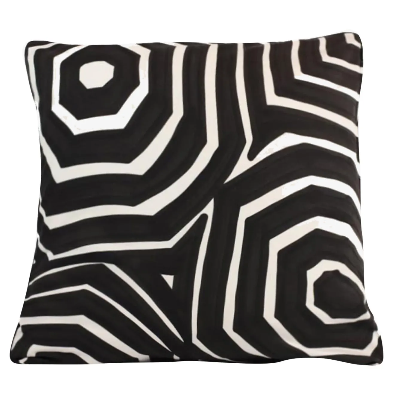 Livio De Simone Cuscino Ottago nero