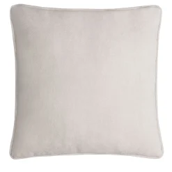 LO Decor Cuscino quadrato Happy Frame in velluto bianco