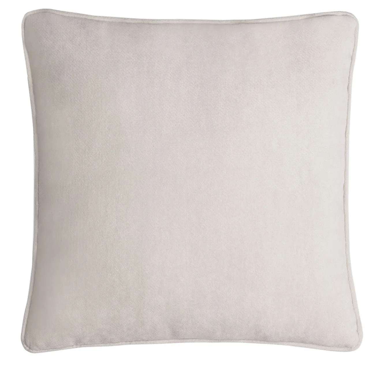 LO Decor Cuscino quadrato Happy Frame in velluto bianco