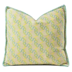 altreforme Cuscino Signature in lana e cashmere color menta