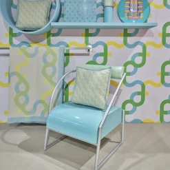 altreforme Cuscino Signature in lana e cashmere color menta