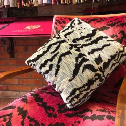 Tessitura Bevilacqua Cuscino Tiger Velvet Baltic