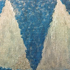 The House of Lyria Cuscino Viburno rettangolare a motivi blu e beige