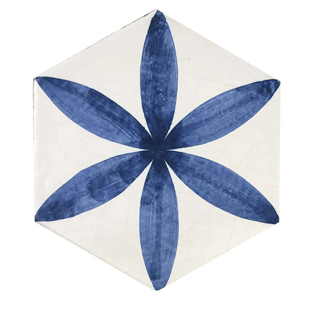Studio Le Nid Daamè Set di 28 piastrelle esagonali blu #1
