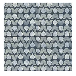 Studio Le Nid Daamè Set di 25 piastrelle quadrate blu #2
