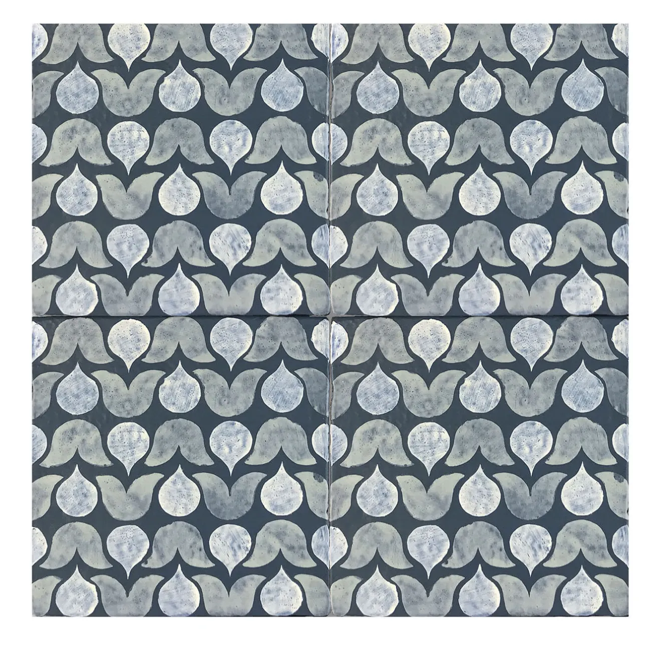 Studio Le Nid Daamè Set di 25 piastrelle quadrate blu #2