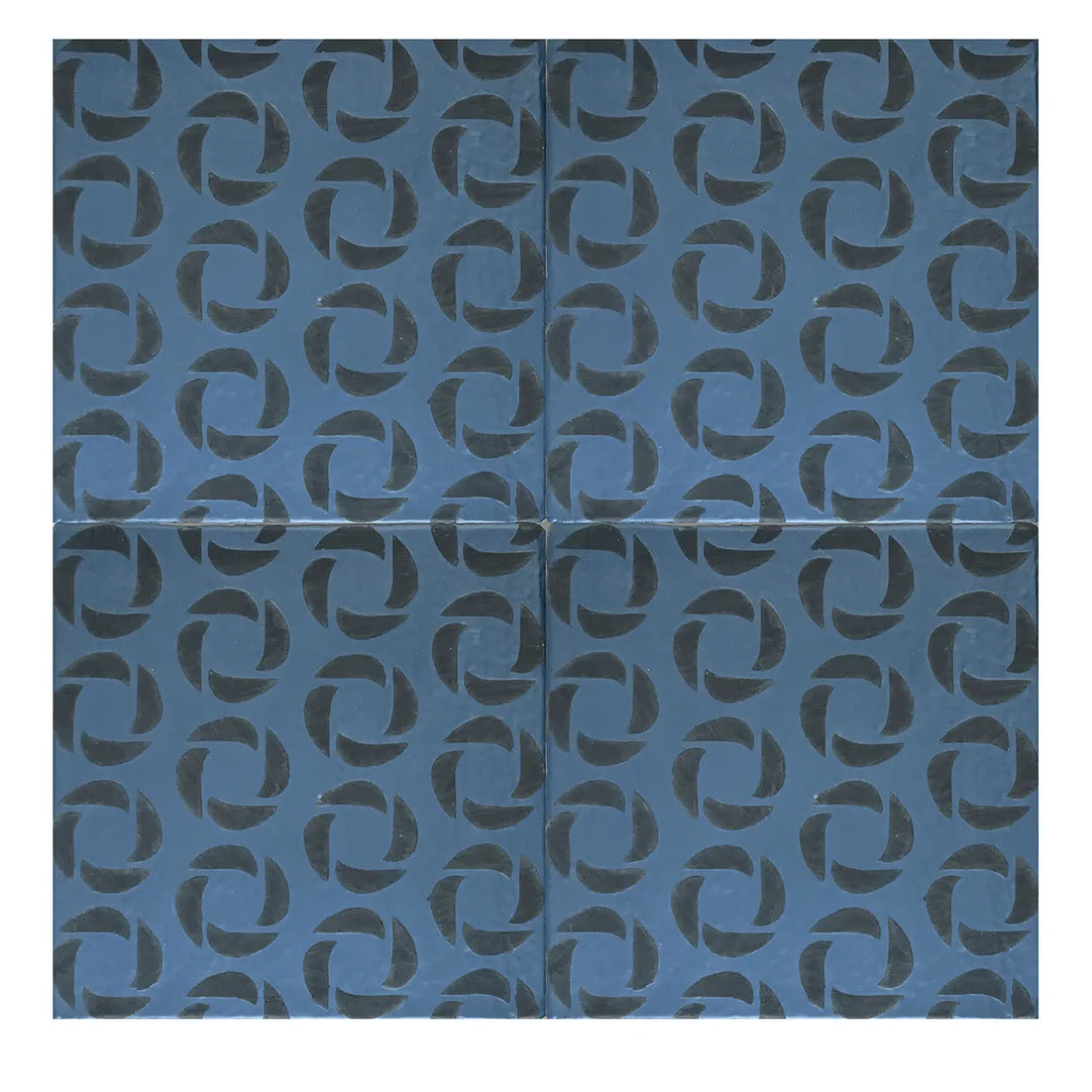 Studio Le Nid Daamè Set di 25 piastrelle quadrate blu #3