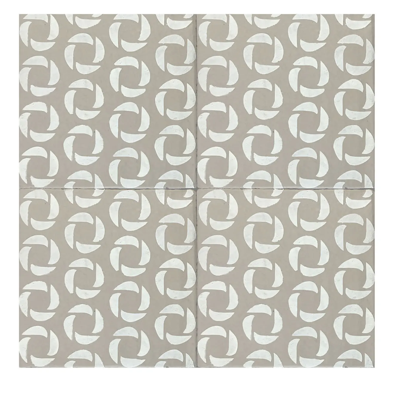 Studio Le Nid Daamè Set di 25 piastrelle quadrate avorio #3